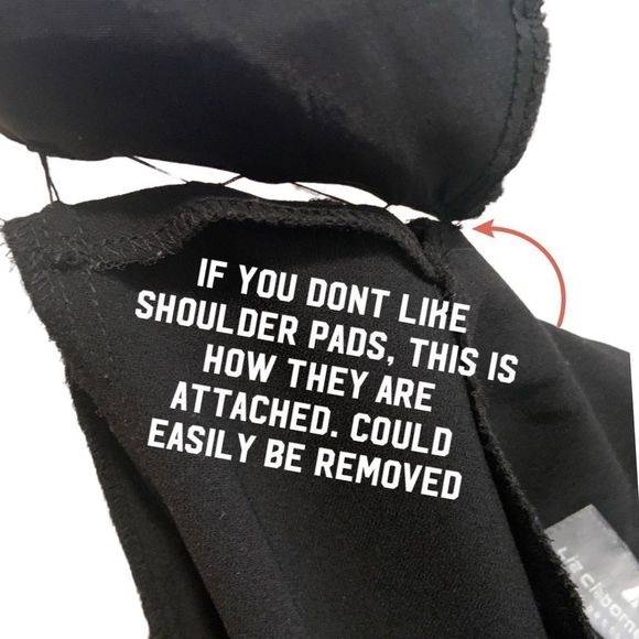 LIZ CLAIBORNE VINTAGE BLACK DRESS | 44” LENGTH | STUNNING  CONDITION | PETITE 6 - Picture 13 of 16